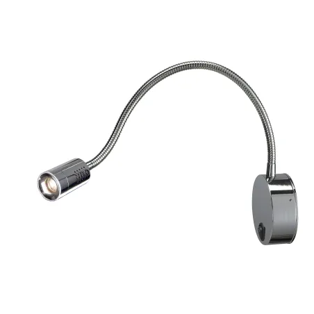 DIO FLEX PLATE, applique intérieure, liseuse, chrome, LED, 1,9W, 3000K, avec interrupteur