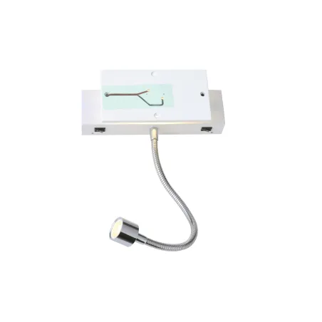 MANA, applique intérieure, liseuse, base, blanc, LED, 11W, 3000K, avec liseuse orientable