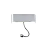 MANA, applique intérieure, liseuse, base, blanc, LED, 11W, 3000K, avec liseuse orientable