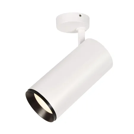 NUMINOS® XL, plafonnier intérieur, orientable, 24 deg , blanc/noir, LED, 36W, 4000K, variable
