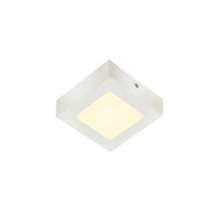 SENSER 12, applique et plafonnier intérieur, carré, blanc mat, LED, 8,2W, 3000K, variable