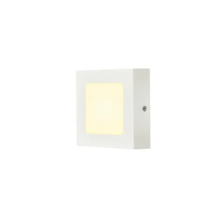 SENSER 12, applique et plafonnier intérieur, carré, blanc mat, LED, 8,2W, 3000K, variable
