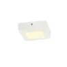 SENSER 12, applique et plafonnier intérieur, carré, blanc mat, LED, 8,2W, 3000K, variable