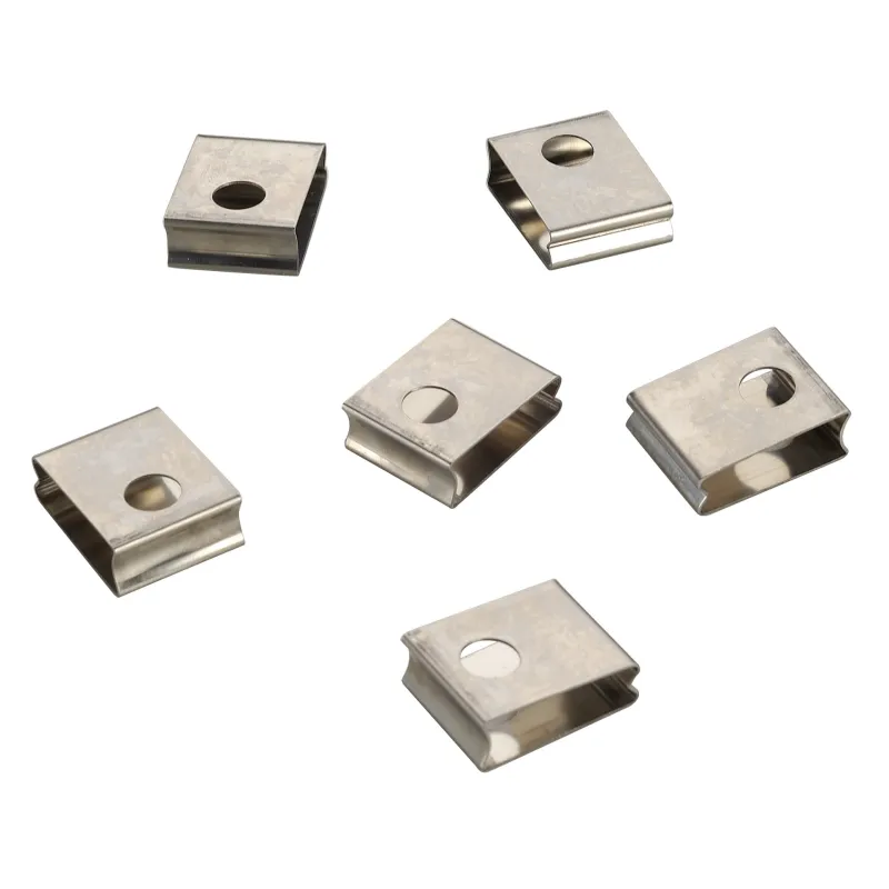 EUTRAC®, clips de fixation, intérieur, pour rail 3 allumages encastrable, métal, 6 pièces