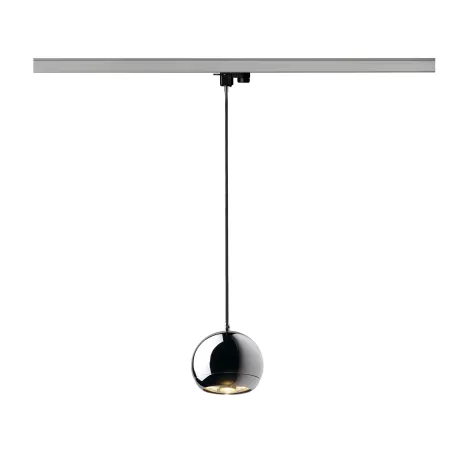 LIGHT EYE® 150, suspension pour rail 3 allumages intérieur, chrome, GU10/QPAR111, 75W max