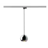 LIGHT EYE® 150, suspension pour rail 3 allumages intérieur, chrome, GU10/QPAR111, 75W max