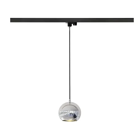LIGHT EYE® 150, suspension pour rail 3 allumages intérieur, chrome, GU10/QPAR111, 75W max