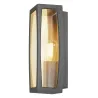 MERIDIAN BOX, applique extérieure, diffuseur transparent, anthracite, E27, 25W max, IP54