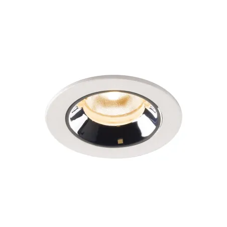 NUMINOS® XS, encastré de plafond intérieur, 20 deg , blanc/chrome, LED, 7W, 2700K, IP20/IP44
