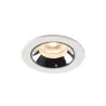 NUMINOS® XS, encastré de plafond intérieur, 40 deg , blanc/chrome, LED, 7W, 2700K, IP20/IP44