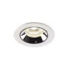 NUMINOS® XS, encastré de plafond intérieur, 40 deg , blanc/chrome, LED, 7W, 4000K, IP20/IP44