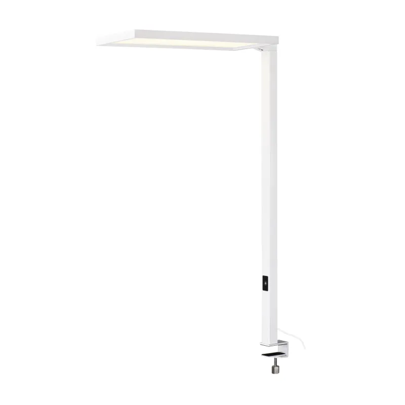 WORKLIGHT, lampe à poser intérieure, blanc, LED, 79W, 4000K, avec étau de serrage, UGR19