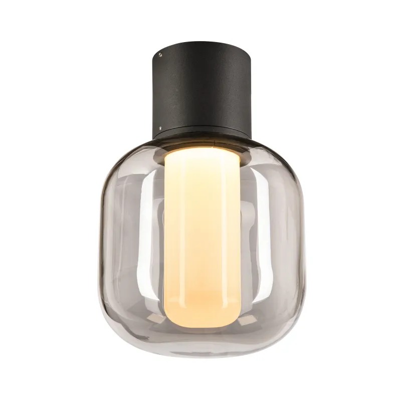 OVALISK, plafonnier extérieur, anthracite, LED, 7,5W, 3000/4000K, IP65, interrupteur CCT