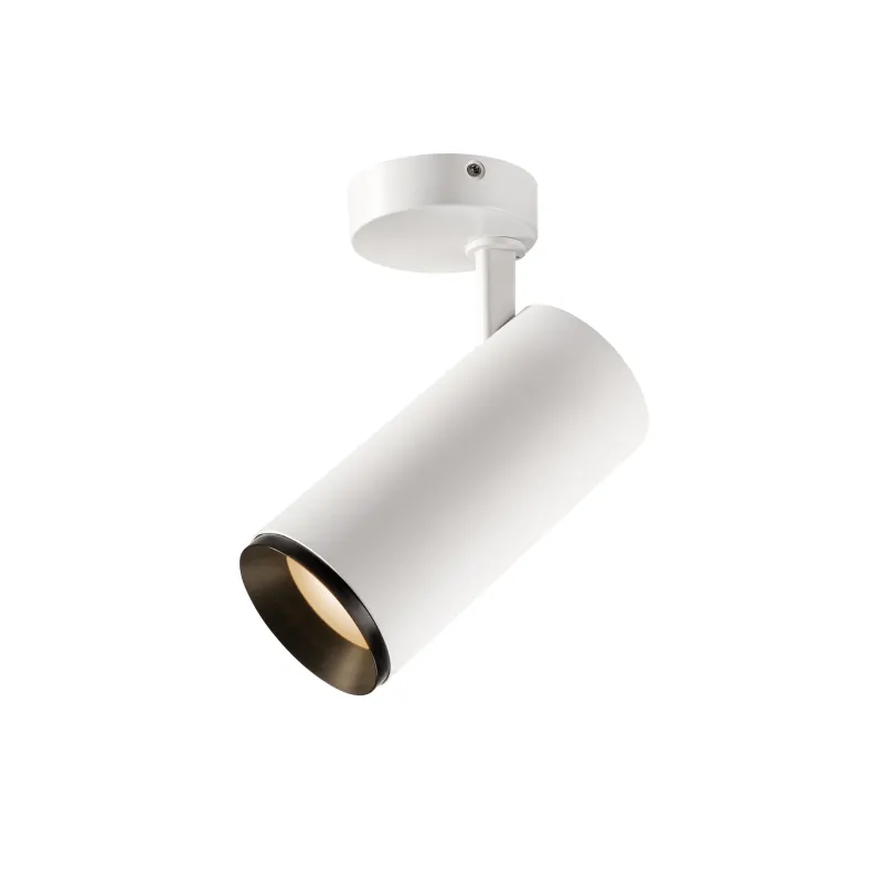 NUMINOS® L, plafonnier intérieur, orientable, 24 deg , blanc/noir, LED, 28W, 2700K, variable
