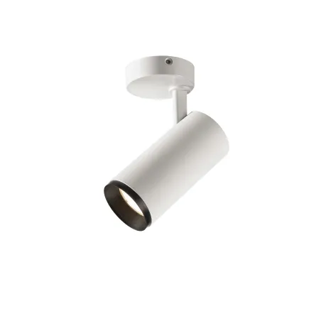 NUMINOS® M, plafonnier intérieur, orientable, 60 deg , blanc/noir, LED, 20W, 4000K, variable