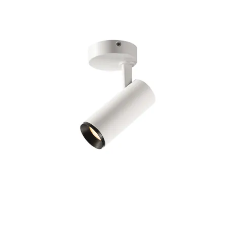 NUMINOS® S, plafonnier intérieur, orientable, 24 deg , blanc/noir, LED, 11W, 2700K, variable