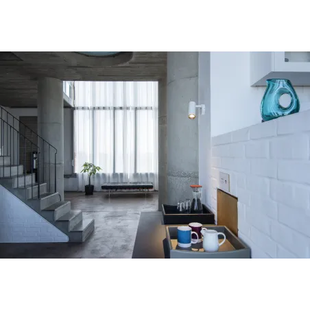 NUMINOS® S, plafonnier intérieur, orientable, 24 deg , blanc/noir, LED, 11W, 3000K, variable