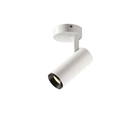 NUMINOS® S, plafonnier intérieur, orientable, 60 deg , blanc/noir, LED, 11W, 3000K, variable