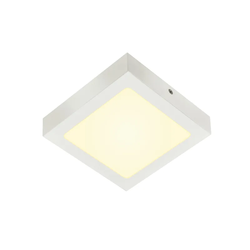 SENSER 18, applique et plafonnier intérieur, carré, blanc mat, LED, 12W, 3000K, variable