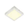SENSER 18, applique et plafonnier intérieur, carré, blanc mat, LED, 12W, 3000K, variable