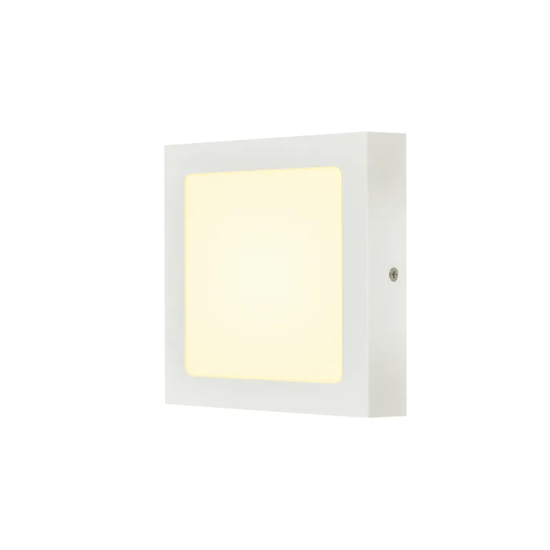 SENSER 18, applique et plafonnier intérieur, carré, blanc mat, LED, 12W, 3000K, variable