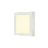 SENSER 18, applique et plafonnier intérieur, carré, blanc mat, LED, 12W, 3000K, variable