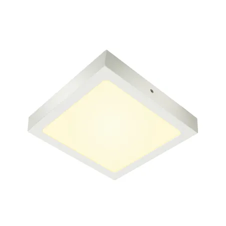 SENSER 24, applique et plafonnier intérieur, carré, blanc mat, LED, 15W, 3000K, variable