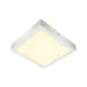 SENSER 24, applique et plafonnier intérieur, carré, blanc mat, LED, 15W, 3000K, variable