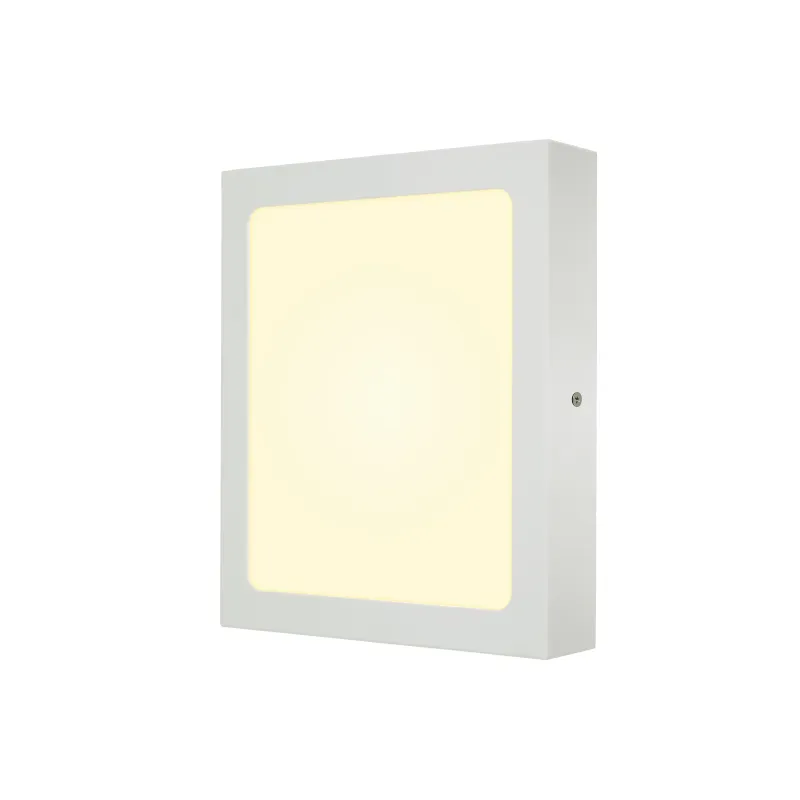 SENSER 24, applique et plafonnier intérieur, carré, blanc mat, LED, 15W, 3000K, variable
