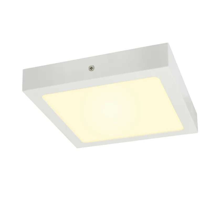 SENSER 24, applique et plafonnier intérieur, carré, blanc mat, LED, 15W, 3000K, variable