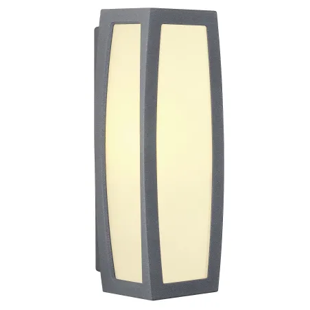 MERIDIAN BOX, applique extérieure, diffuseur opalescent, anthracite, E27, 25W max, IP54