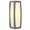 MERIDIAN BOX, applique extérieure, diffuseur opalescent, anthracite, E27, 25W max, IP54