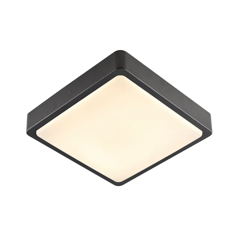 AINOS, applique et plafonnier extérieur, carré, anthracite, LED, 17W, 3000K/4000K, IP65