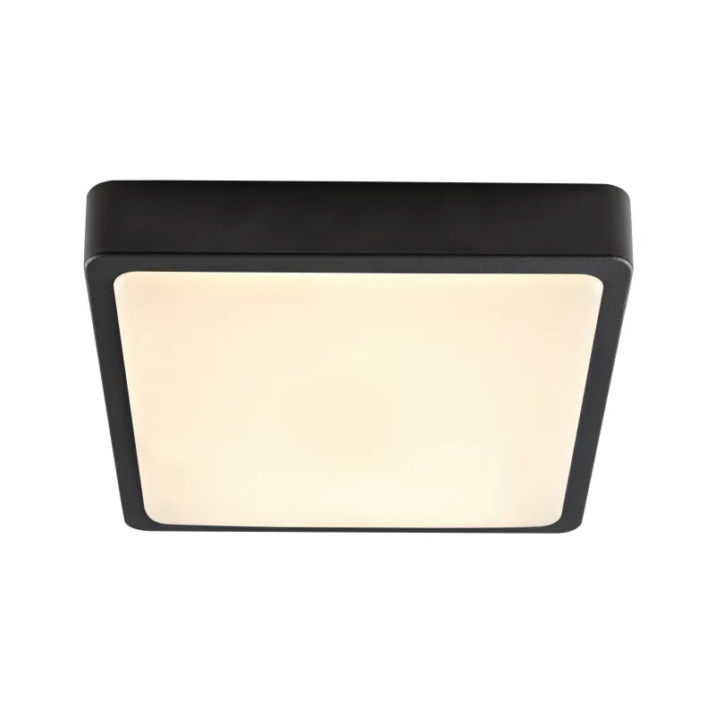 AINOS, applique et plafonnier extérieur, carré, anthracite, LED, 17W, 3000K/4000K, IP65