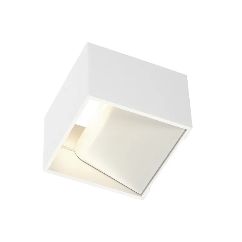 LOGS IN, applique intérieure, carré, blanc, LED, 11W, 2000-3000K, variable, Dim to warm