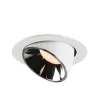 NUMINOS® GIMBLE XL, encastré de plafond intérieur, 20 deg , blanc/chrome, LED, 37,4W, 2700K