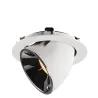 NUMINOS® GIMBLE XL, encastré de plafond intérieur, 20 deg , blanc/chrome, LED, 37,4W, 2700K
