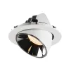 NUMINOS® GIMBLE XL, encastré de plafond intérieur, 40 deg , blanc/chrome, LED, 37,4W, 2700K