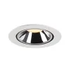 NUMINOS® GIMBLE XL, encastré de plafond intérieur, 55 deg , blanc/chrome, LED, 37,4W, 3000K