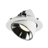 NUMINOS® GIMBLE XL, encastré de plafond intérieur, 55 deg , blanc/chrome, LED, 37,4W, 4000K