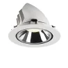 NUMINOS® GIMBLE XL, encastré de plafond intérieur, 55 deg , blanc/chrome, LED, 37,4W, 4000K