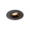 NUMINOS® MOVE S, encastré de plafond intérieur, orientable, 20 deg , noir, LED, 8,6W, 2700K