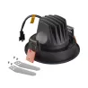 NUMINOS® MOVE S, encastré de plafond intérieur, orientable, 55 deg , noir, LED, 8,6W, 2700K