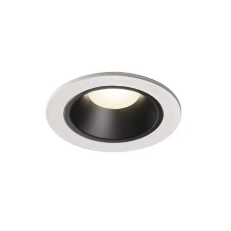 NUMINOS® S, encastré de plafond intérieur, 40 deg , blanc/noir, LED, 8,6W, 4000K, IP20/IP44