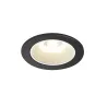 NUMINOS® S, encastré de plafond intérieur, 40 deg , noir/blanc, LED, 8,6W, 4000K, IP20/IP44