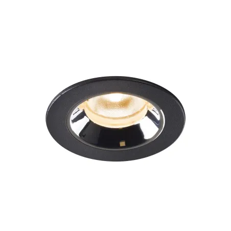 NUMINOS® XS, encastré de plafond intérieur, 40 deg , noir/chrome, LED, 7W, 2700K, IP20/IP44
