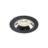 NUMINOS® XS, encastré de plafond intérieur, 40 deg , noir/chrome, LED, 7W, 4000K, IP20/IP44