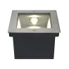 DASAR® 255, encastré de sol extérieur, inox, LED, 34W, 3000K, IP67, collerette inox 316
