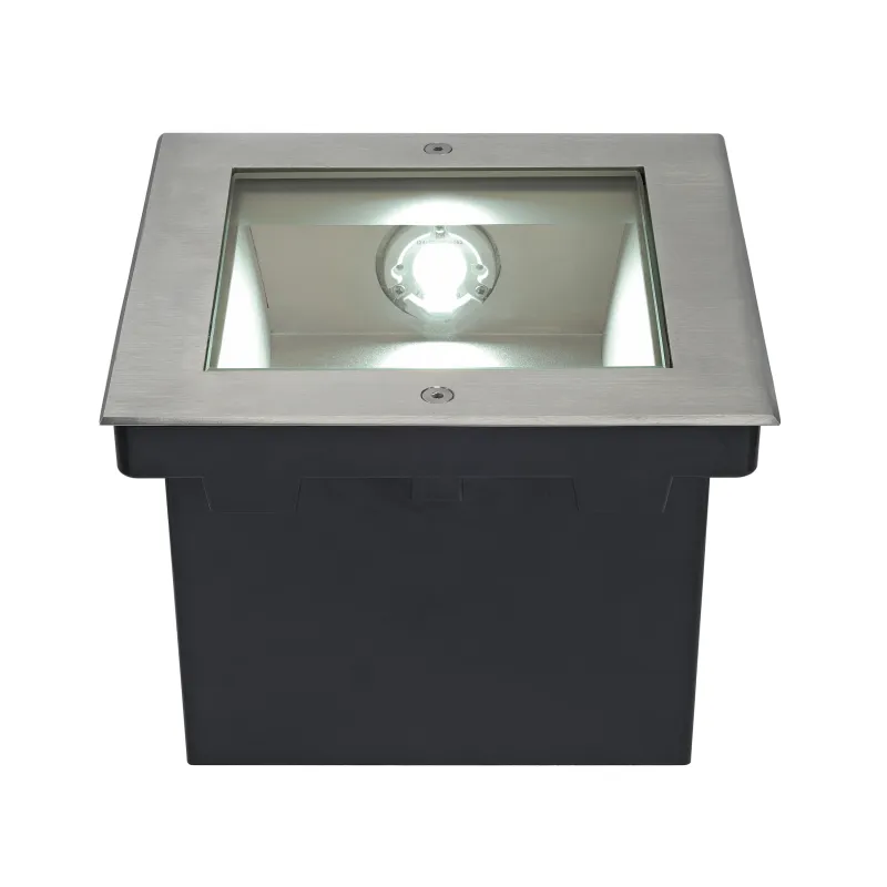 DASAR® 255, encastré de sol extérieur, inox, LED, 34W, 4000K, IP67, collerette inox 316