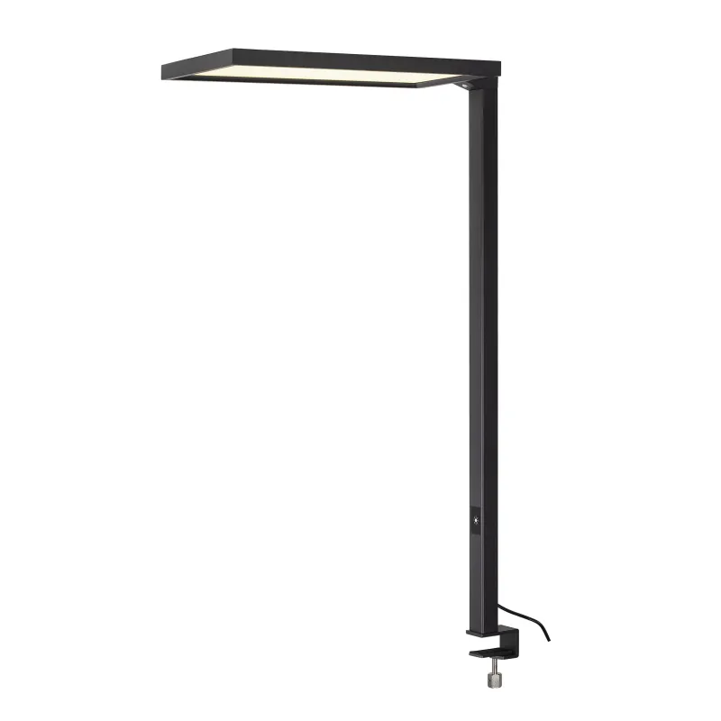 WORKLIGHT, lampe à poser intérieure, noir, LED, 79W, 4000K, avec étau de serrage, UGR19